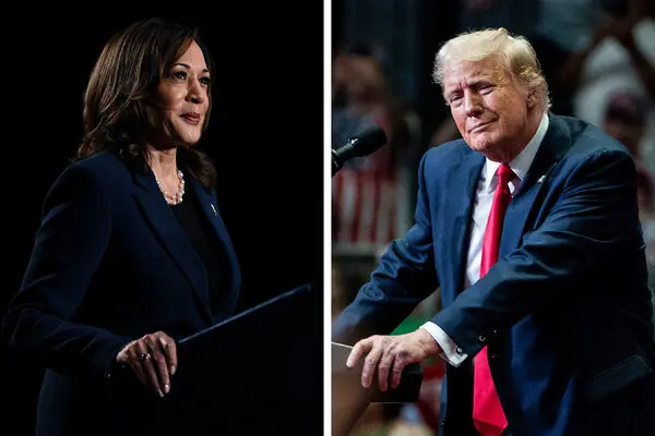 تساوی ترامپ و هریس در Polymarket