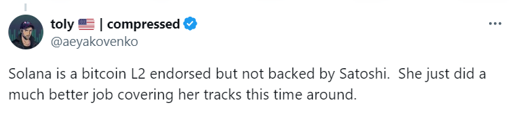 سولانا، لایه دوم بیت‌کوین