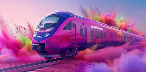 صدور بلیط های NFT توسط راه آهن هند