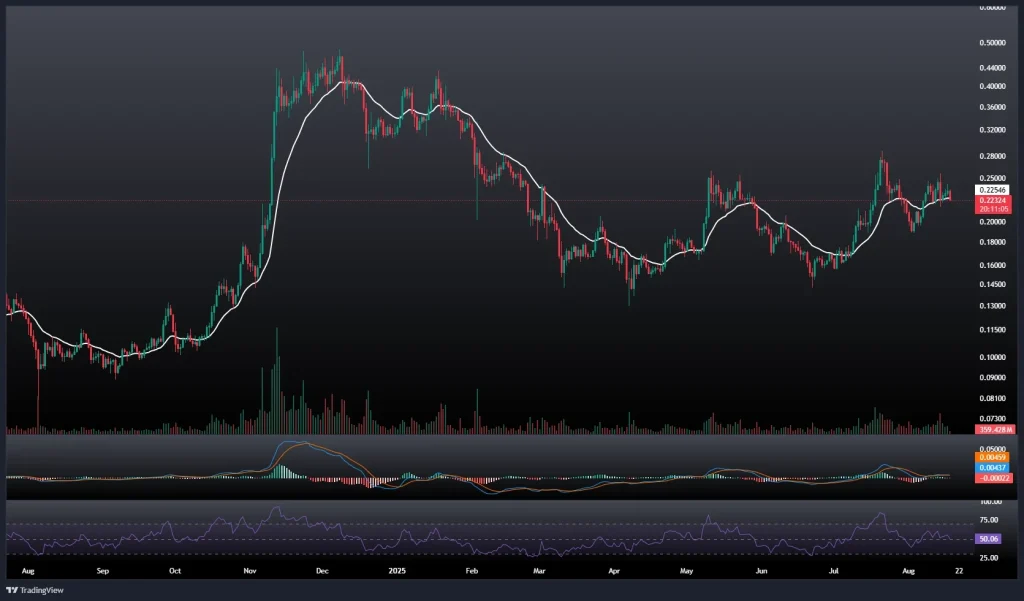 تحلیل و پیش بینی قیمت دوج کوین 27 مرداد 1404