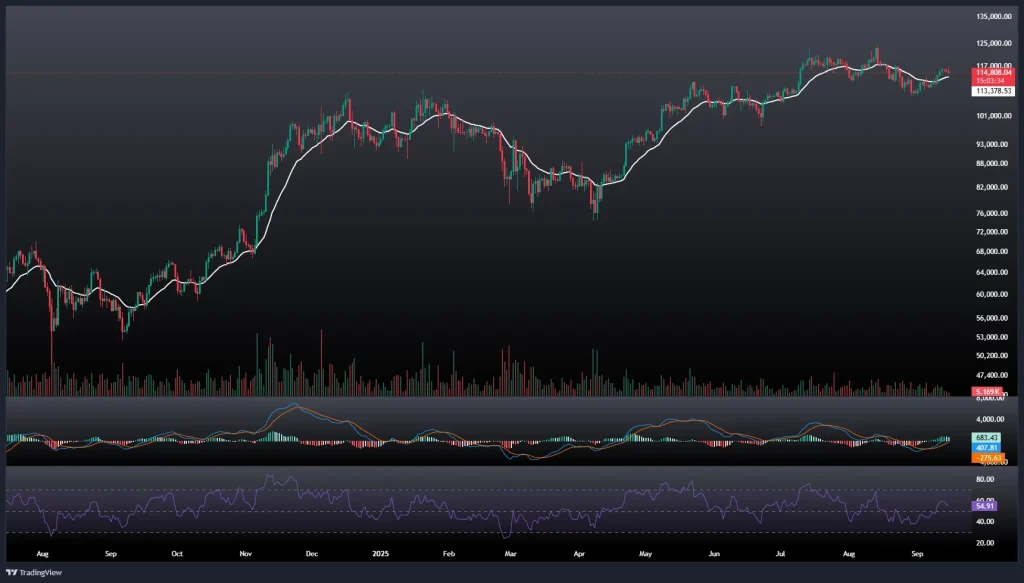 تحلیل و پیش بینی قیمت بیت کوین 24 شهریور 1404