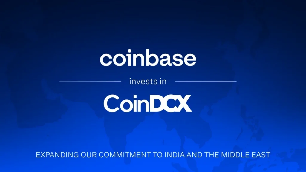 سرمایه گذاری جدید Coinbase در CoinDCX هند