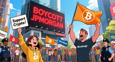 حامیان بیت کوین خواستار تحریم جی پی مورگان شدند