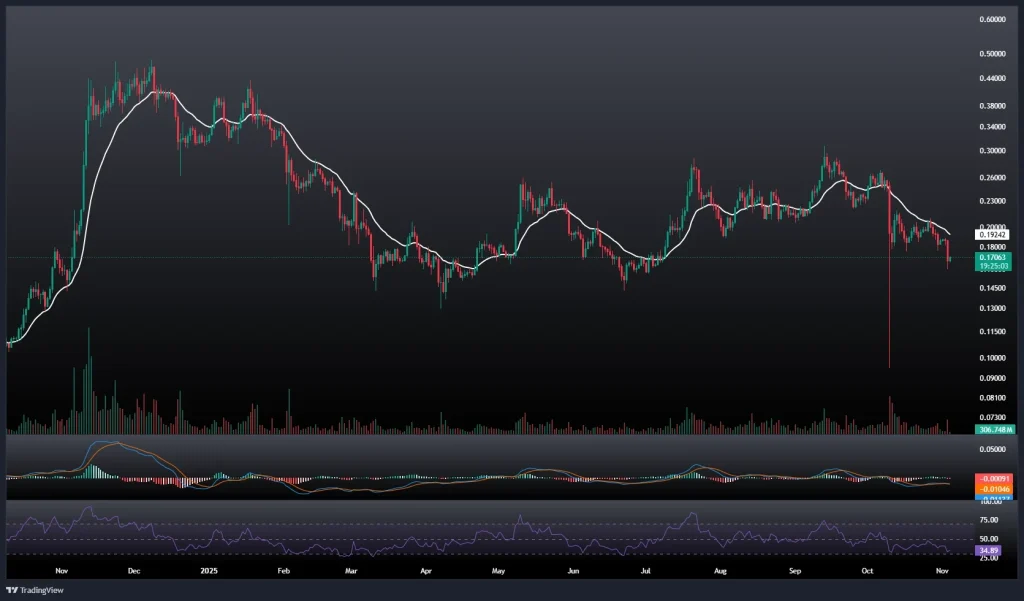 تحلیل و پیش بینی قیمت دوج کوین 13 آبان 1404