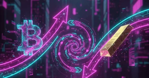 تحلیل van de Poppe؛ چرخش سرمایه از طلا به بیت کوین؟