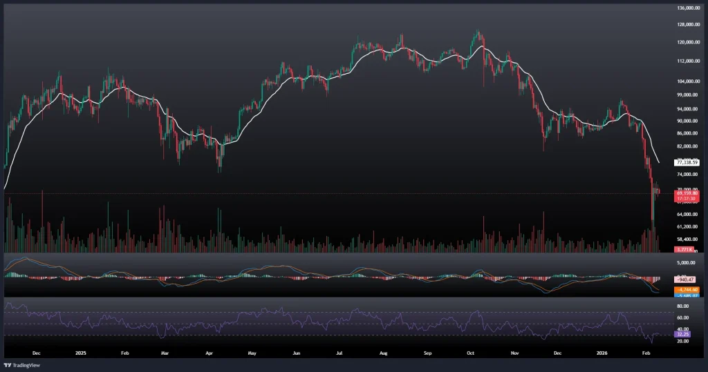 تحلیل و پیش بینی قیمت بیت کوین 21 بهمن 1404